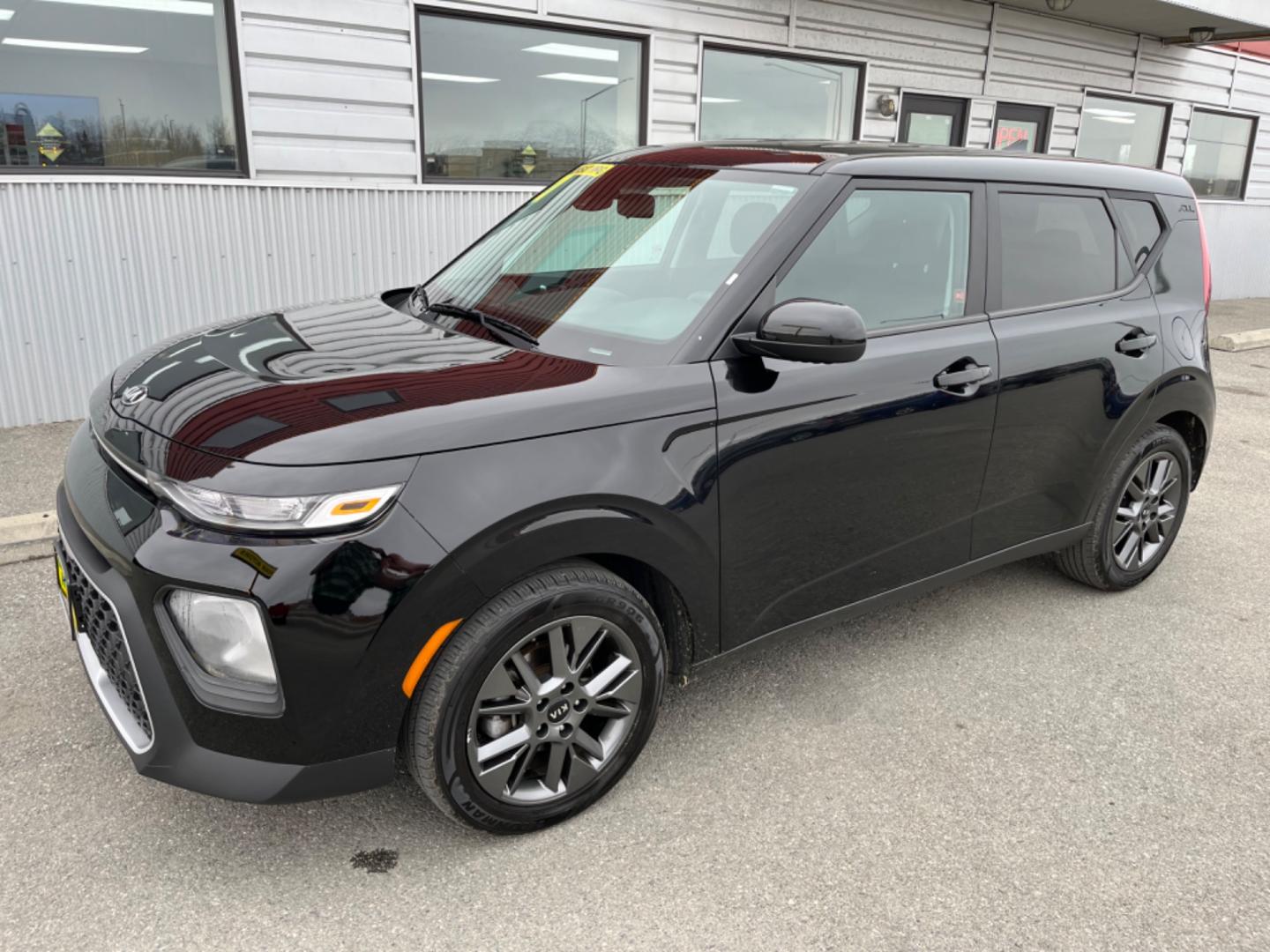 2021 Black /Black Kia Soul (KNDJ23AU8M7) , located at 1960 Industrial Drive, Wasilla, 99654, (907) 274-2277, 61.573475, -149.400146 - Photo#0